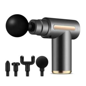 Professional Smart Percussion Massage Gun – Muscle Massager With 4 Interchangeable Heads